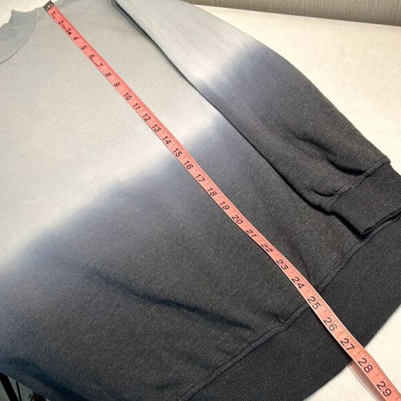 Bp. Womens Blue Dip Dye Crewneck Cotton Blend Sweatshirt Sz Small - Picture 5 of 5